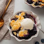 Blueberry Cobbler with Almond Topping 116 Blueberry-Cobbler-with-Almond-Topping-Recipe
