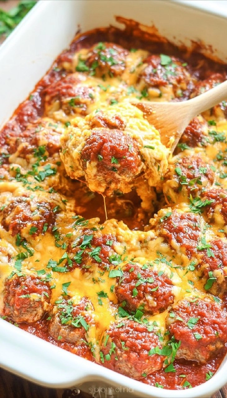 Chili Cheese Meatball Bake 125 Chili Cheese Meatball Bake