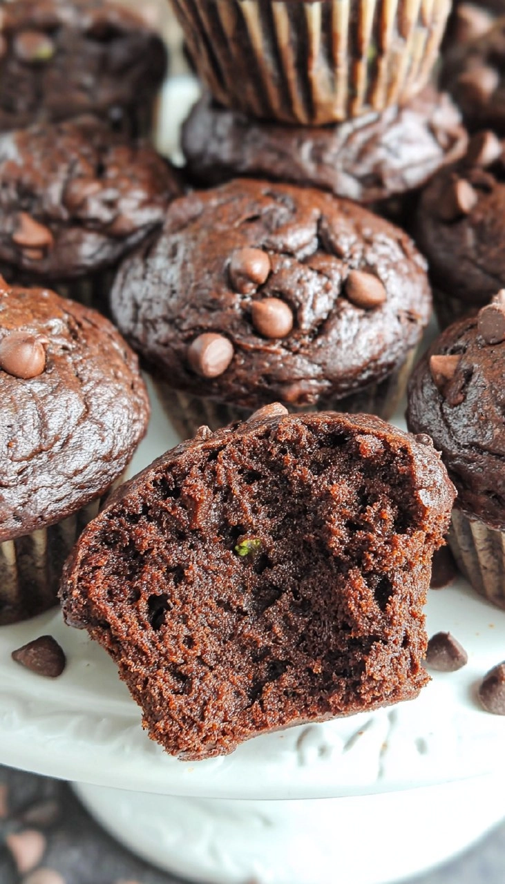 Chocolate Zucchini Muffins 100 Chocolate Zucchini Muffins