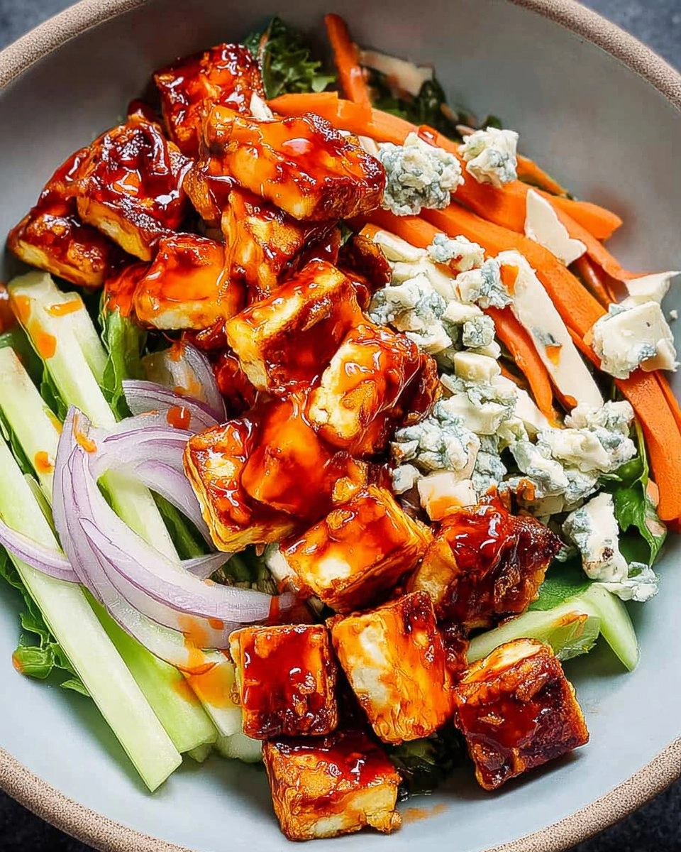 Crispy-Buffalo-Halloumi-Salad-Recipe