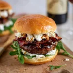 Fig and Bacon Goat Cheese Burgers 156 Fig-and-Bacon-Goat-Cheese-Burgers-Recipe