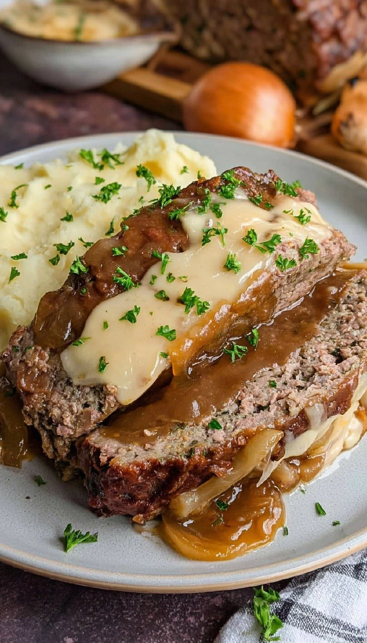 French Onion Meatloaf