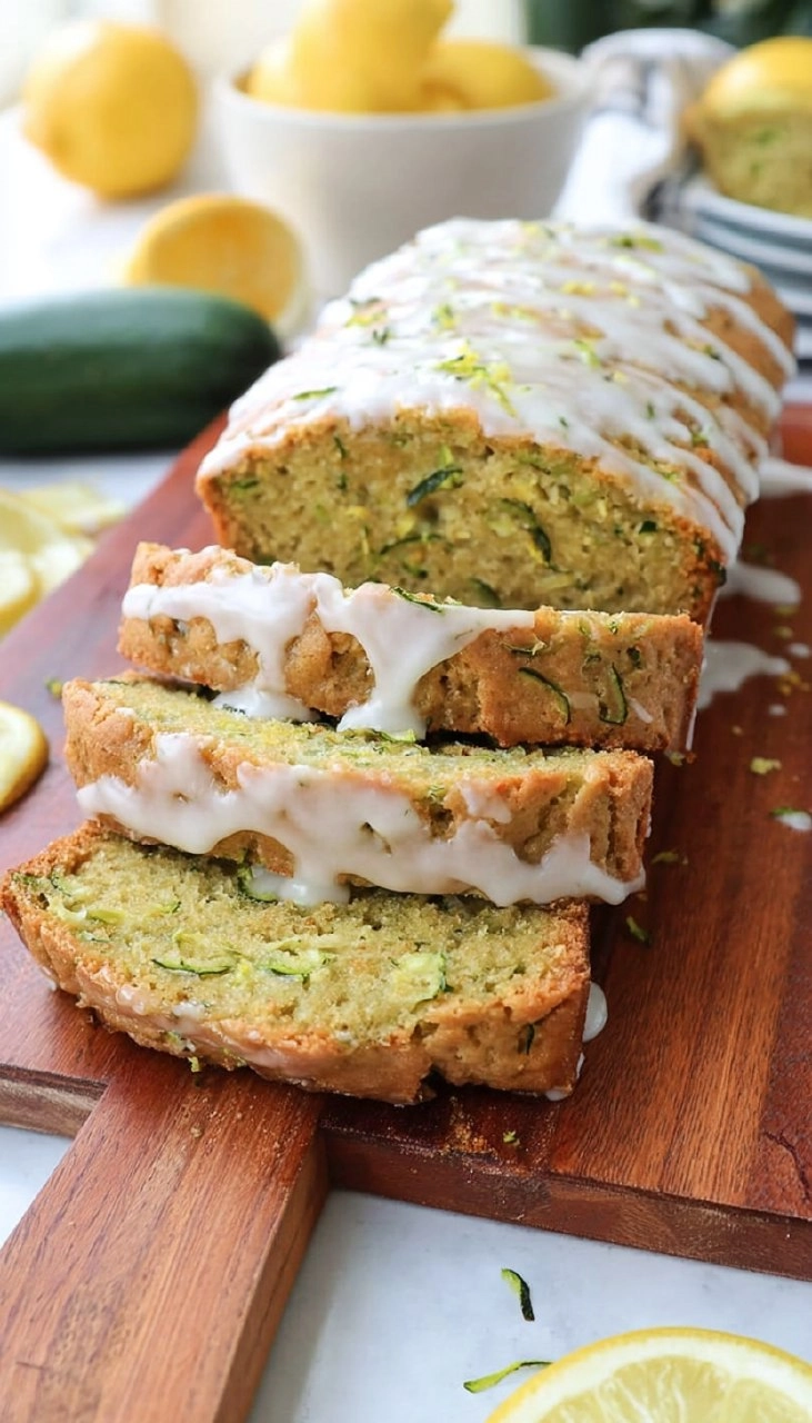 Glazed Lemon Zucchini Bread 110 Glazed Lemon Zucchini Bread