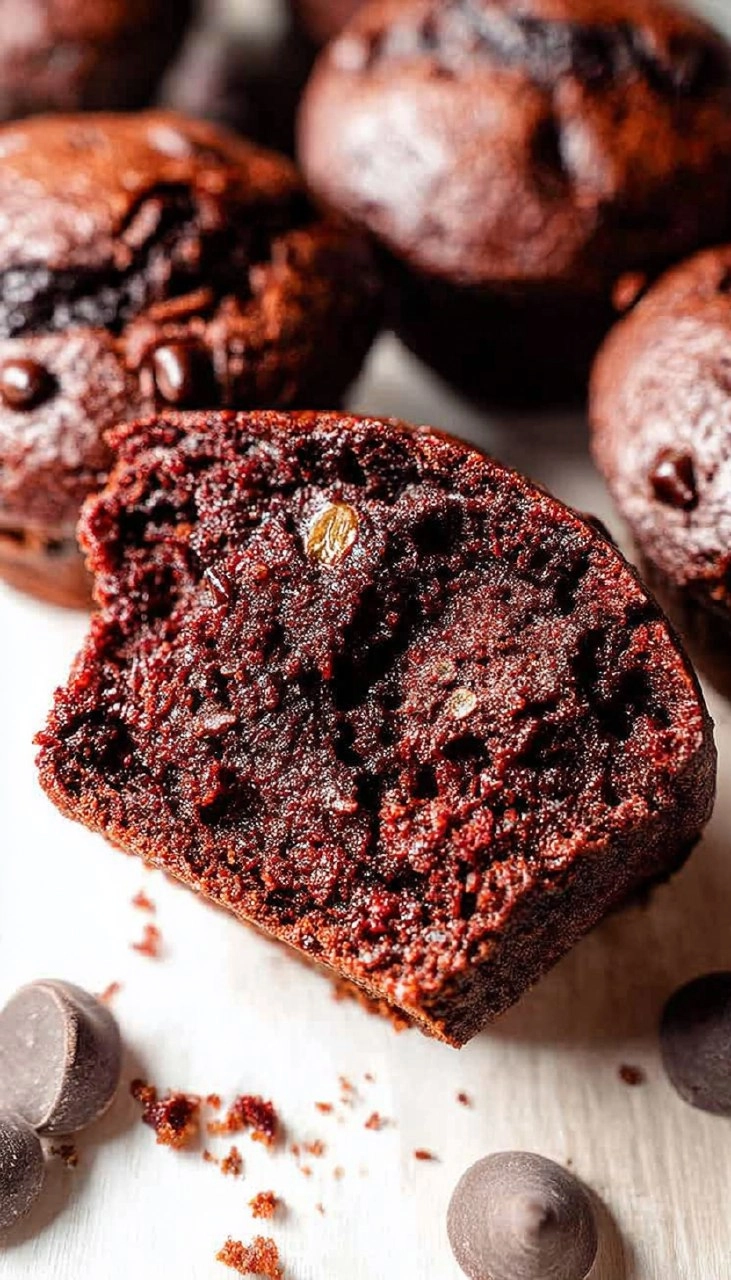 Healthy Chocolate Zucchini Muffins (Gluten Free, Paleo) 115 Healthy Chocolate Zucchini Muffins (Gluten Free, Paleo)