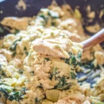 One Pot Spinach Artichoke Chicken Orzo 106 One-Pot-Spinach-Artichoke-Chicken-Orzo-Recipe