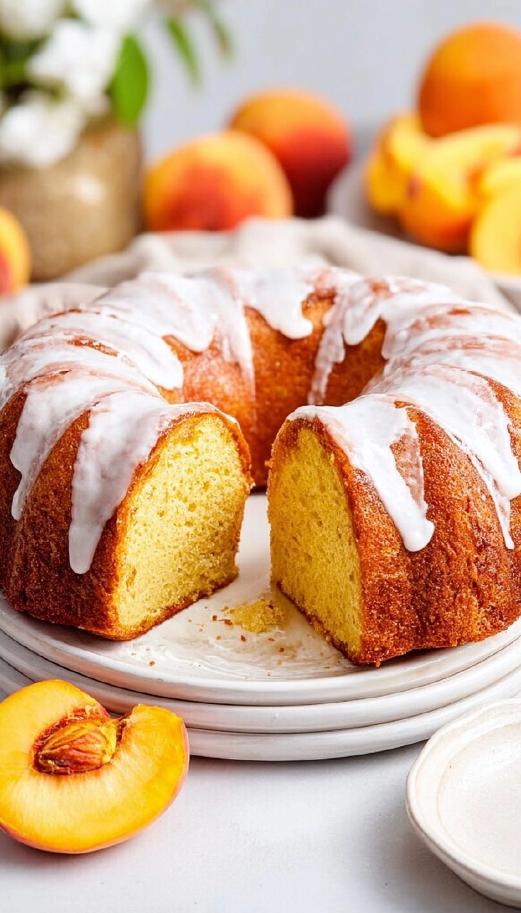 Peach Bundt Cake 100 Peach Bundt Cake