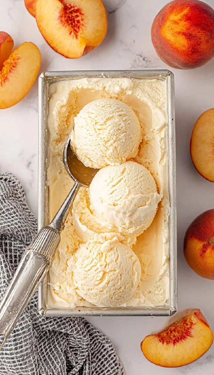Peach Ice Cream 80 Peach Ice Cream
