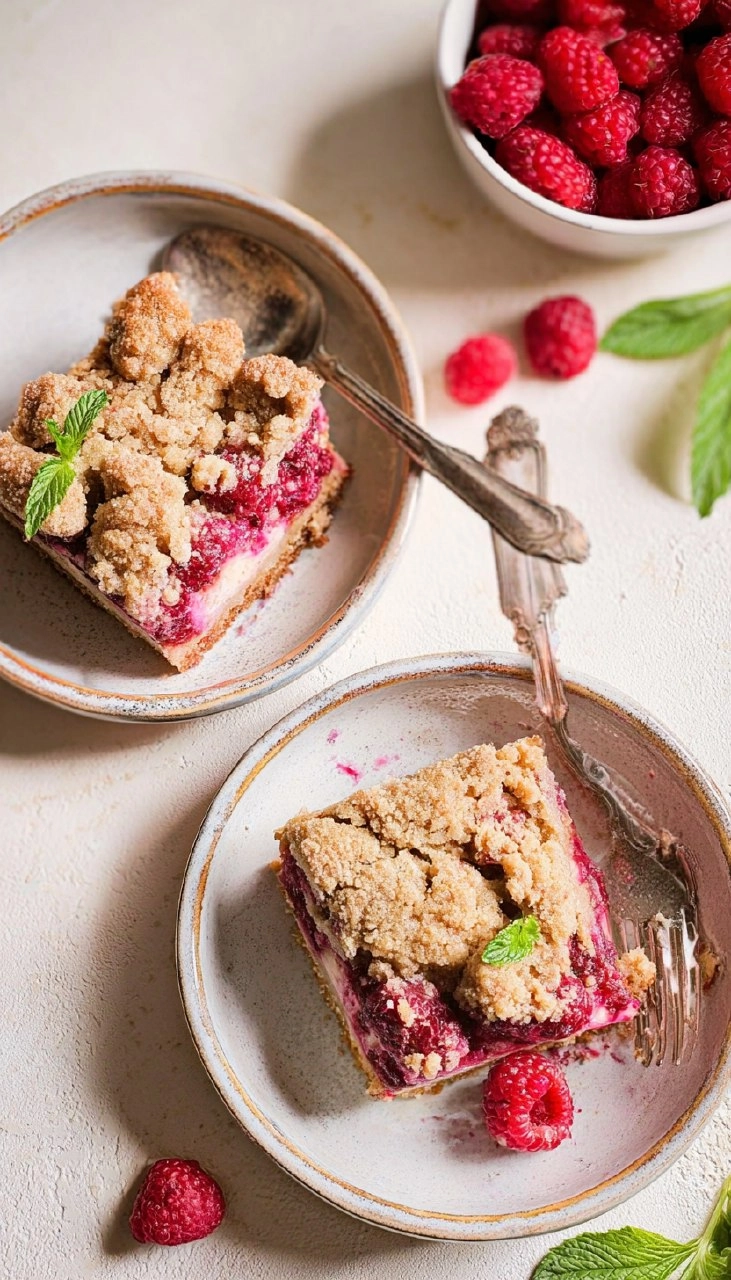 Raspberry Buckle Cake