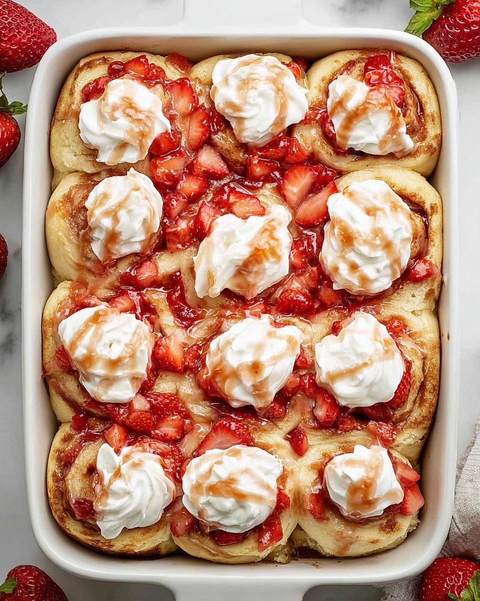 Strawberry Shortcake Cinnamon Rolls 119 Strawberry Shortcake Cinnamon Rolls
