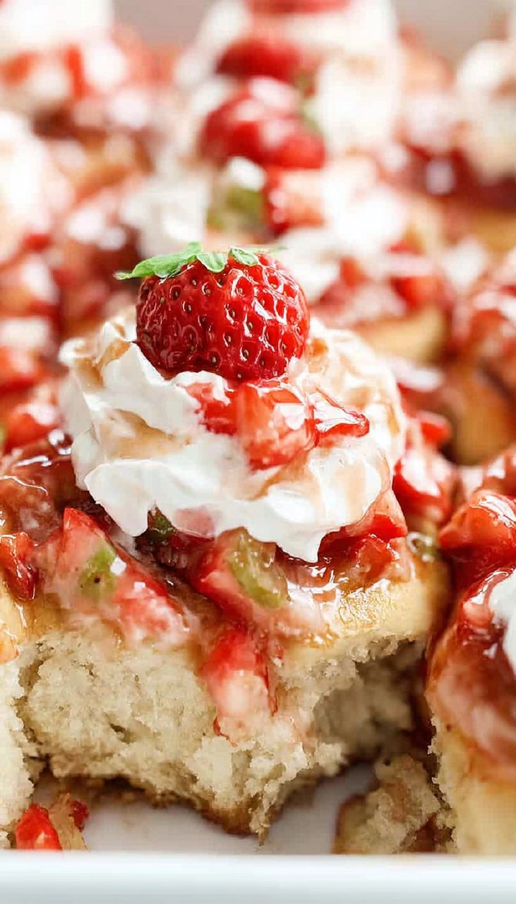 Strawberry Shortcake Cinnamon Rolls 120 Strawberry Shortcake Cinnamon Rolls
