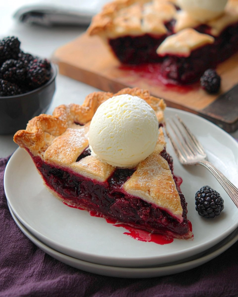 Easy Blackberry Pie 164 Easy Blackberry Pie