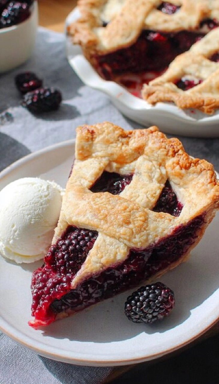 Easy Blackberry Pie 165 Easy Blackberry Pie