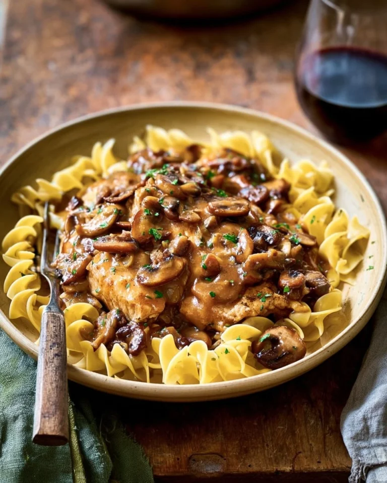 Easy-Chicken-Marsala-with-The-BEST-Buttered-Noodles-Recipe