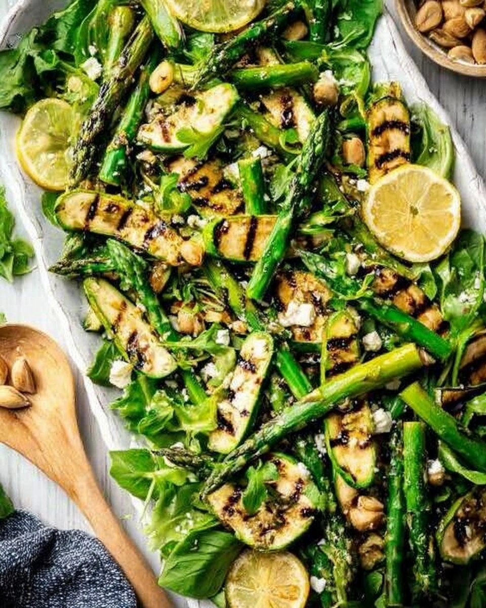 Grilled Asparagus & Zucchini Salad