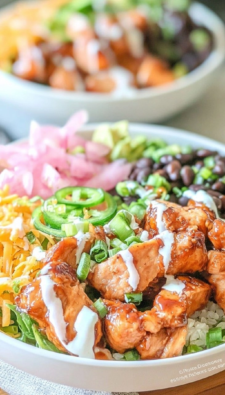 Honey BBQ Chicken Bowls