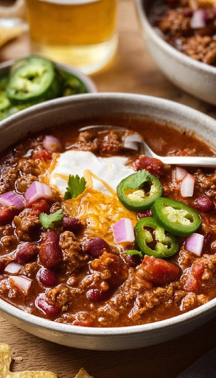 How to Make Homemade Chili Recipe (Ground Beef and Beans)