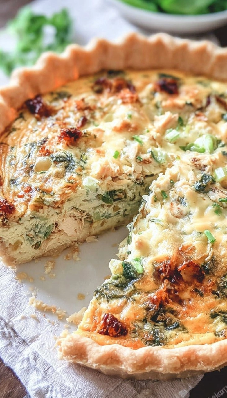 Marry Me Chicken Quiche