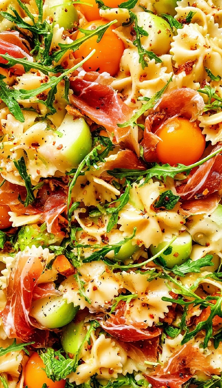 Prosciutto Melon Pasta Salad 100 Prosciutto Melon Pasta Salad