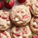 Strawberries-and-Cream-Cookies-The-Best-Strawberry-Flavor-Recipe