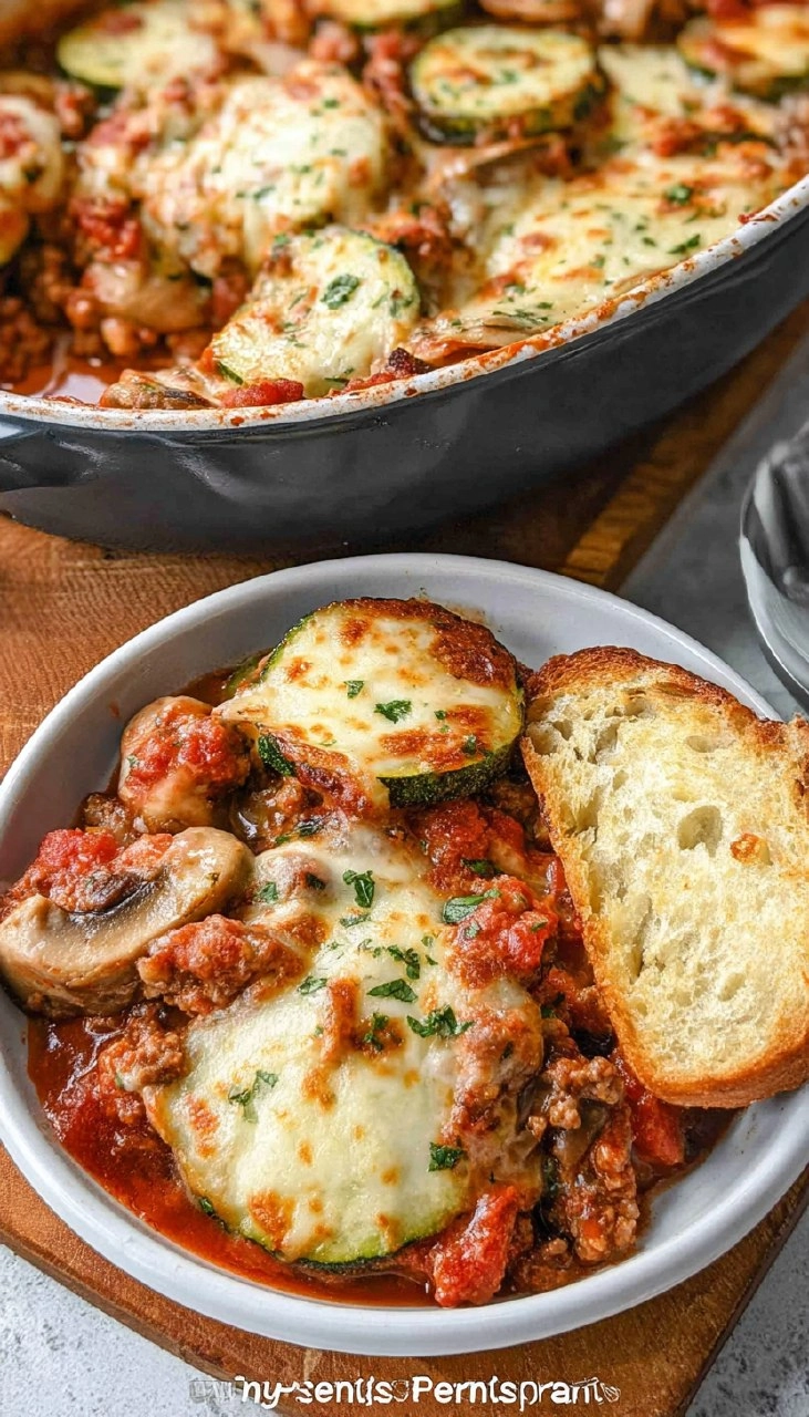 Zucchini Hamburger Casserole