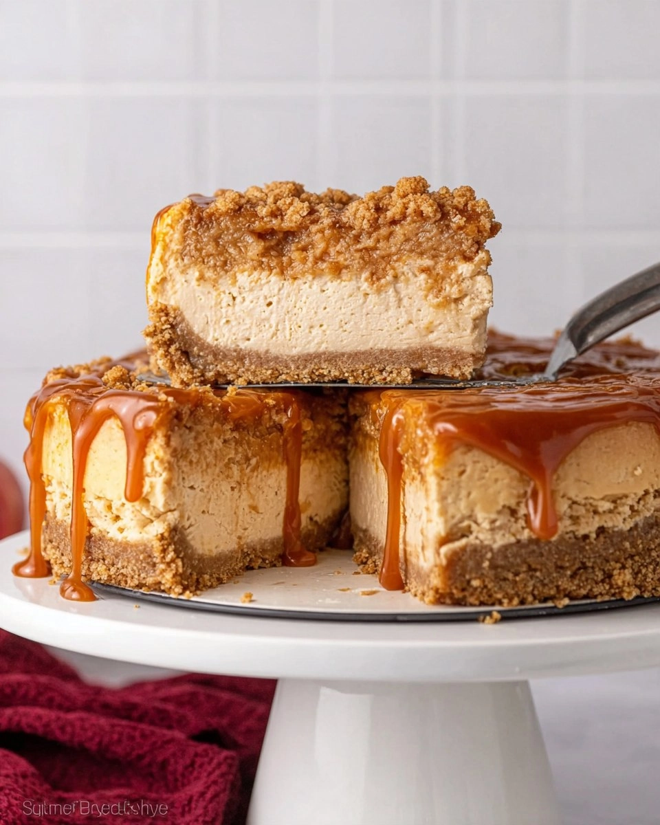 Amazing Caramel Apple Cheesecake