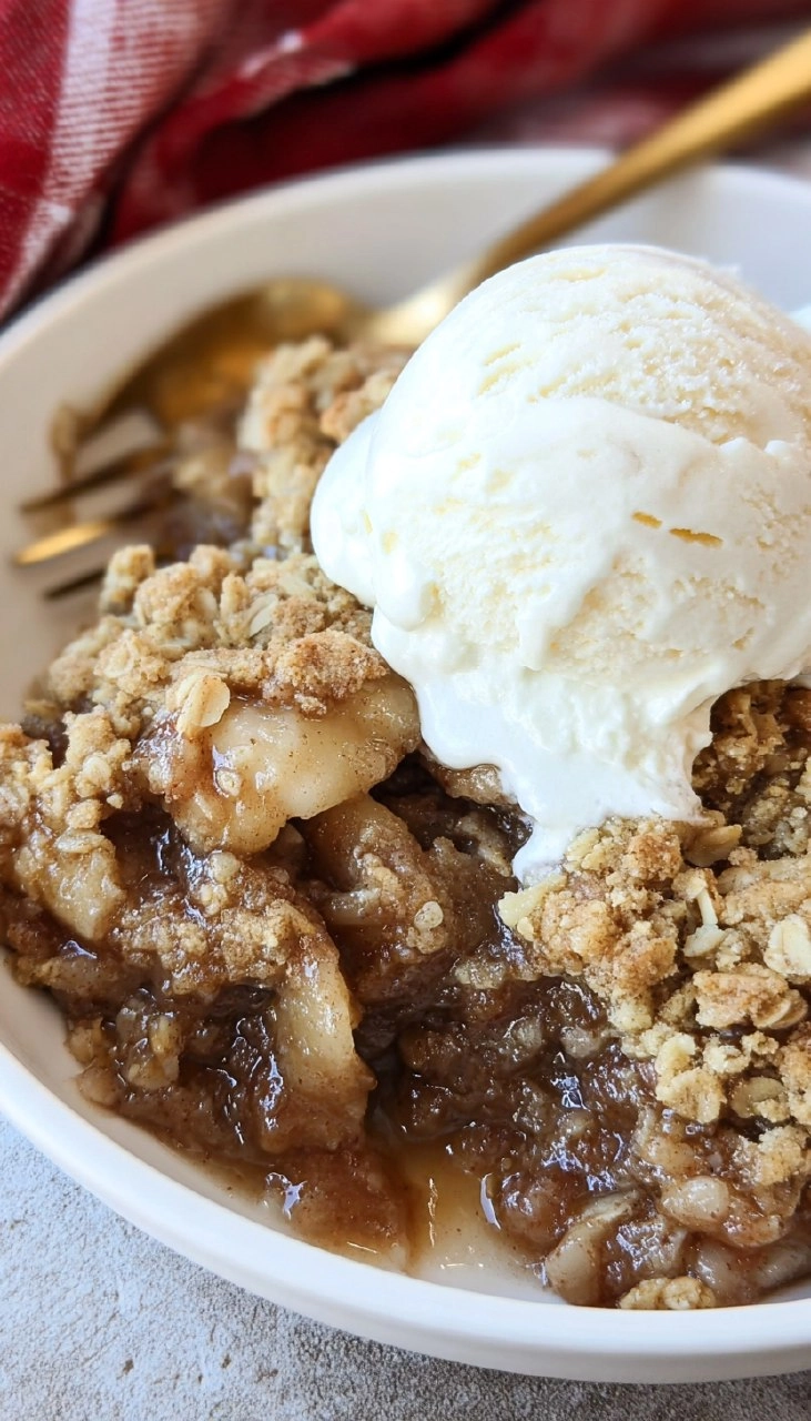 Apple Crisp with Betty Crocker Oatmeal Cookie Mix