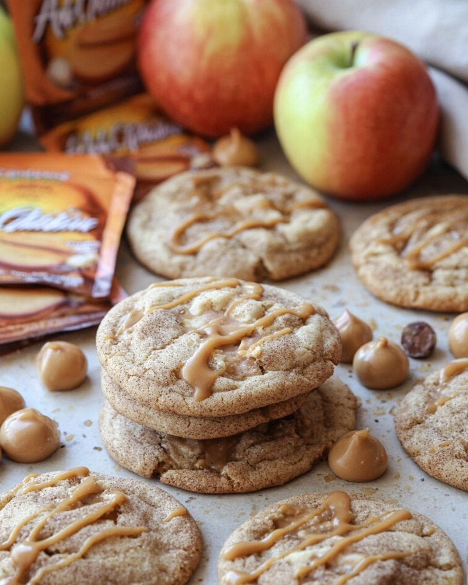 Caramel Apple Cider Cookies
