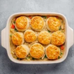 Chicken-Pot-Pie-Casserole-With-Biscuits-Recipe