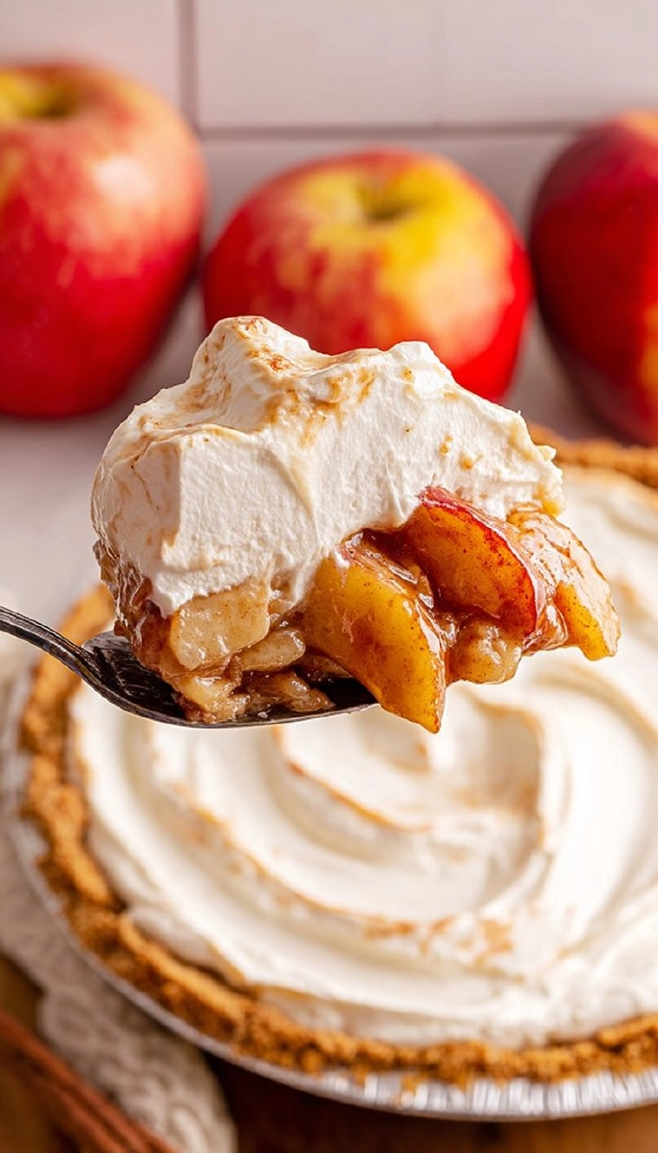 Creamy No Bake Apple Cheesecake Pie 75 Creamy No Bake Apple Cheesecake Pie