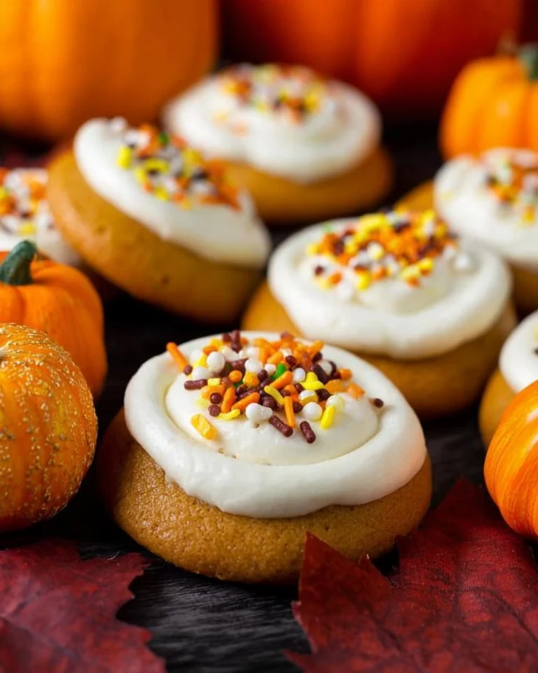 Pumpkin-Cookies-with-Cream-Cheese-Frosting-Recipe
