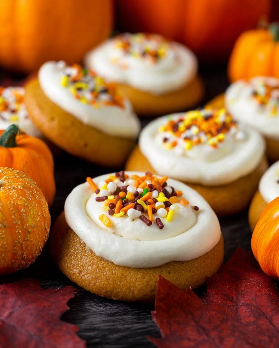 Pumpkin Cookies with Cream Cheese Frosting 40 Pumpkin-Cookies-with-Cream-Cheese-Frosting-Recipe