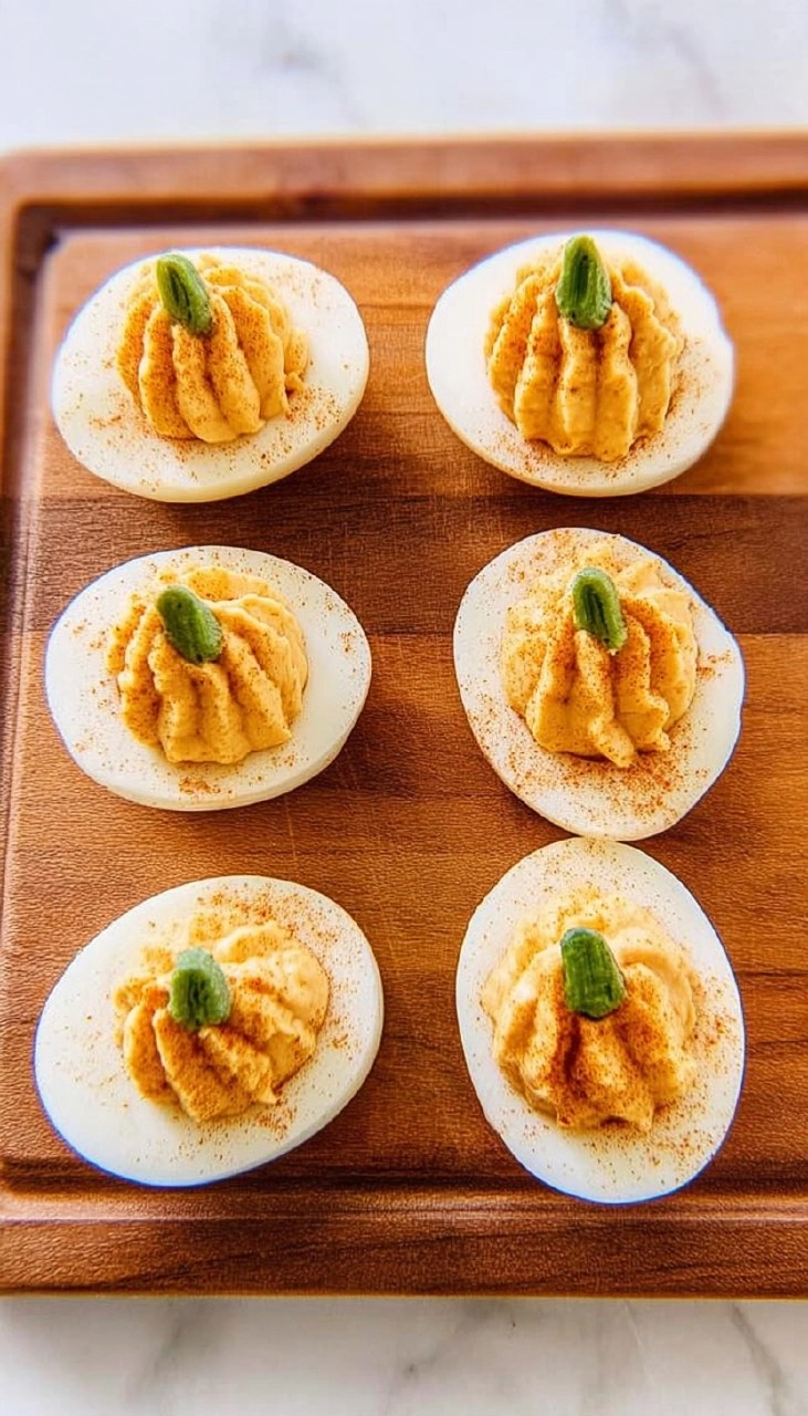 Pumpkin Deviled Eggs 105 Pumpkin Deviled Eggs
