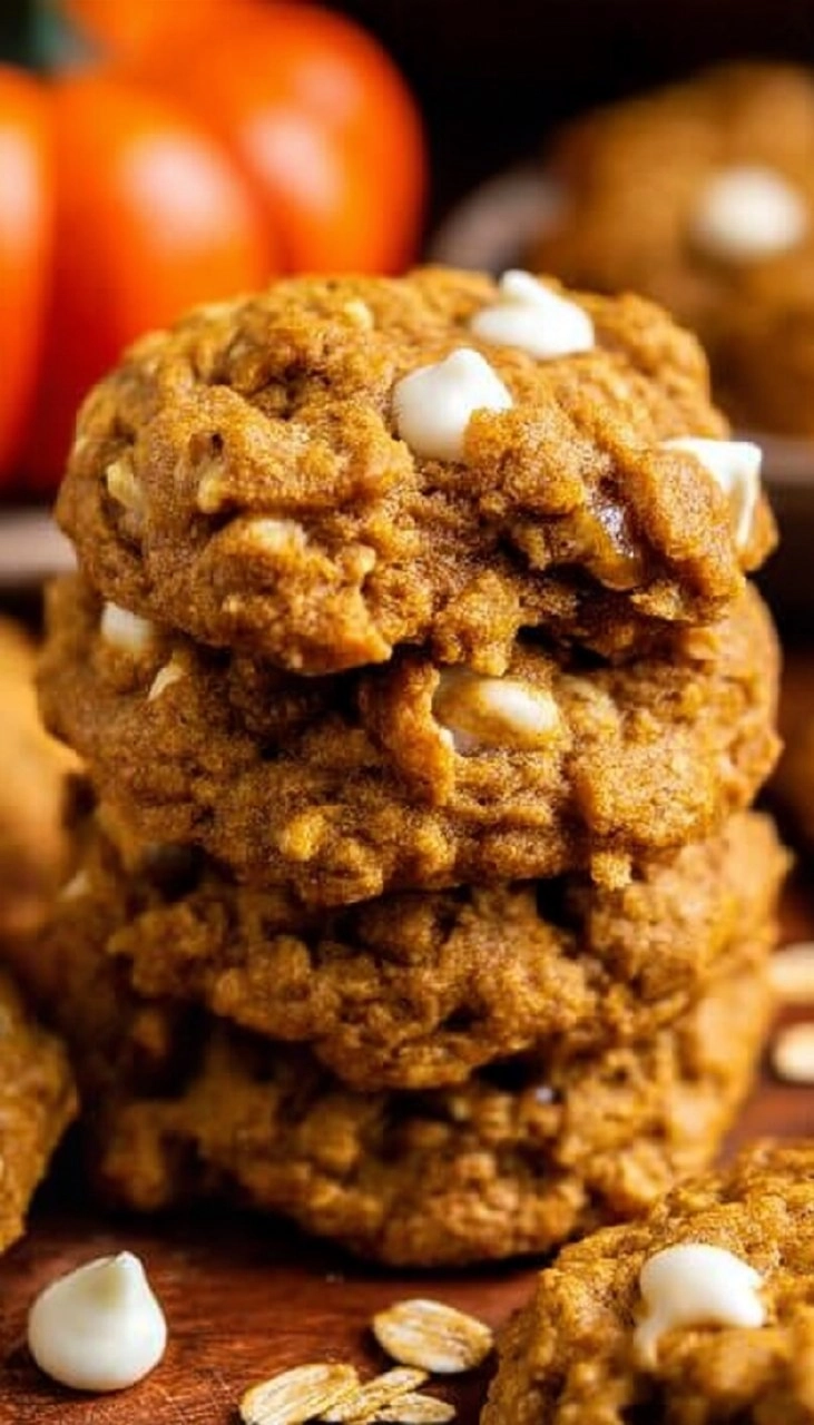 Pumpkin Oatmeal Cookies