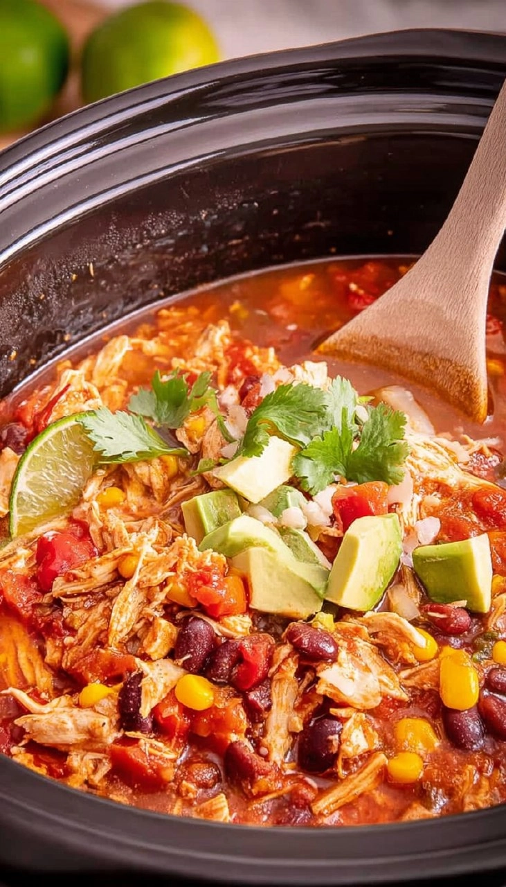 Slow Cooker Chicken Chili